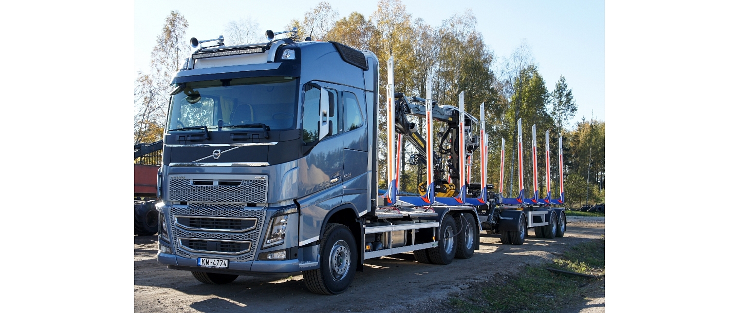 Logging company in Kurzeme