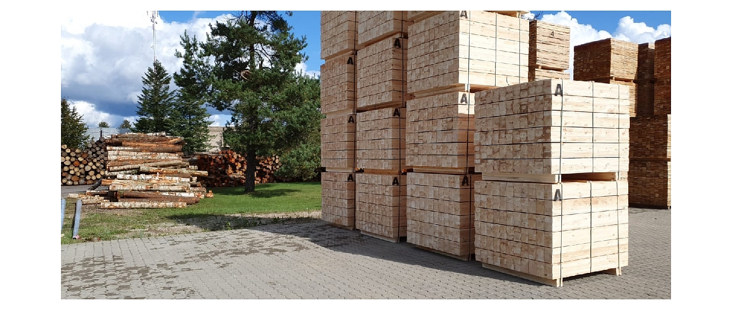 Logging company in Kurzeme