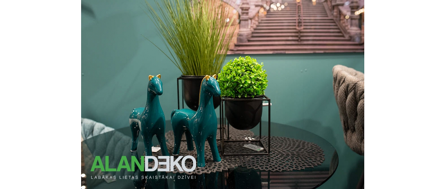 ALANDEKO dekoratīvas figūras puķu podu turētāji galda paliktņi mākslīgie augi