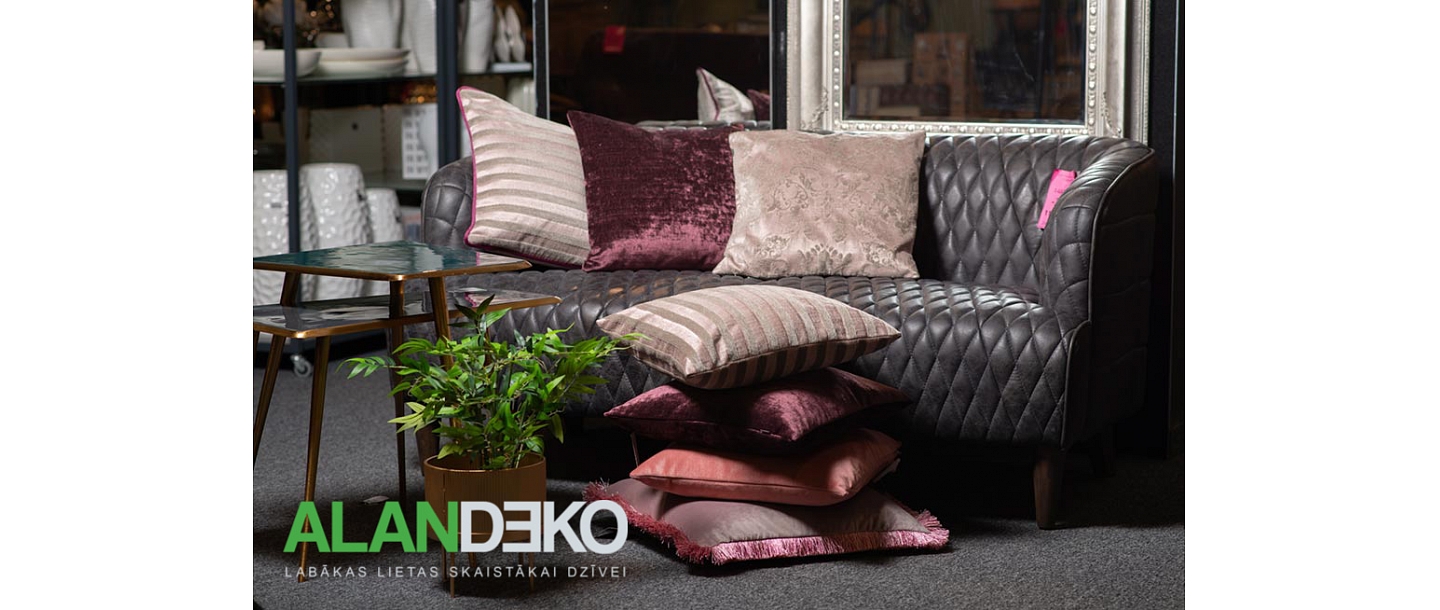 ALANDEKO decorative pillowcases flower pots interior accessories leather furniture