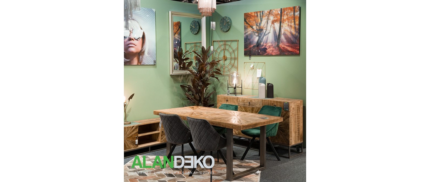 ALANDEKO dining room furniture dining chairs table decorative carpets