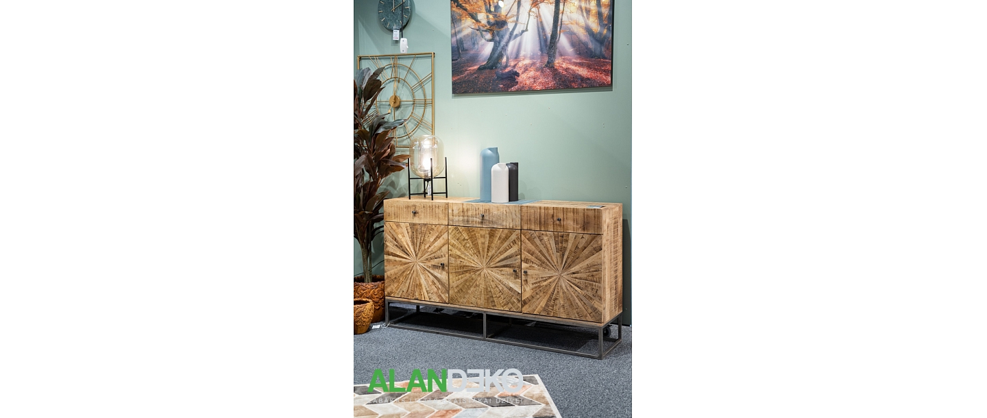 ALANDEKO koka mēbeles moderns dizains bufete vāzes galda lampas sienas dekori