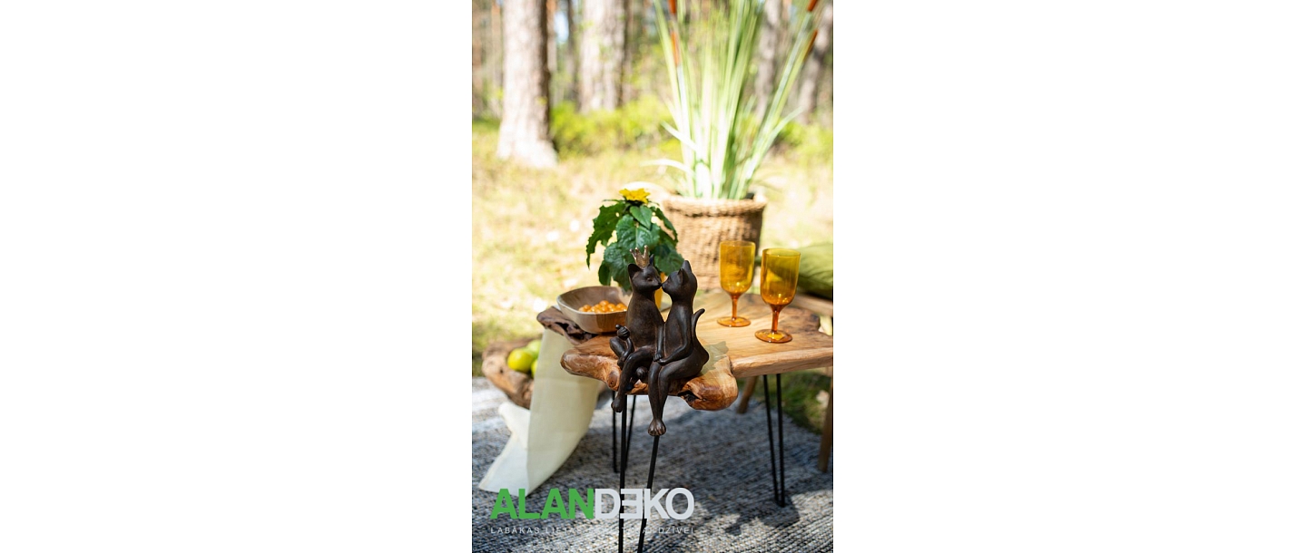 ALANDEKO original gifts colorful tableware side table