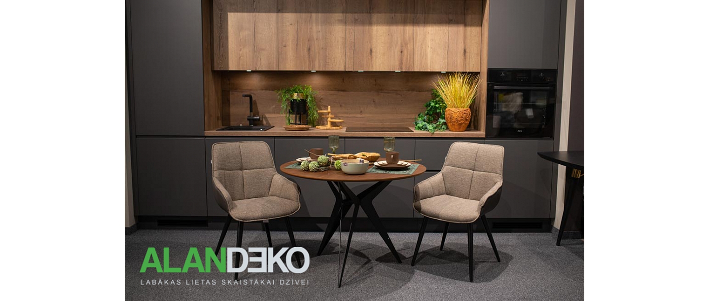 ALANDEKO dining chairs modern interior wooden dining table