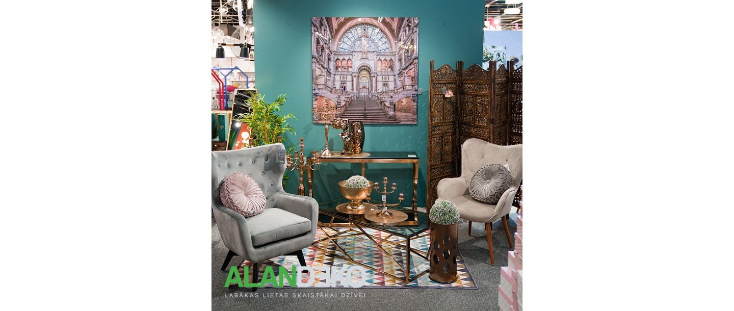 ALANDEKO living room armchairs decorative dishes