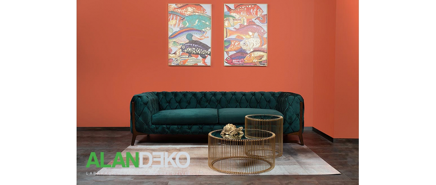 ALANDEKO living room carpets three-seater sofas magazine table