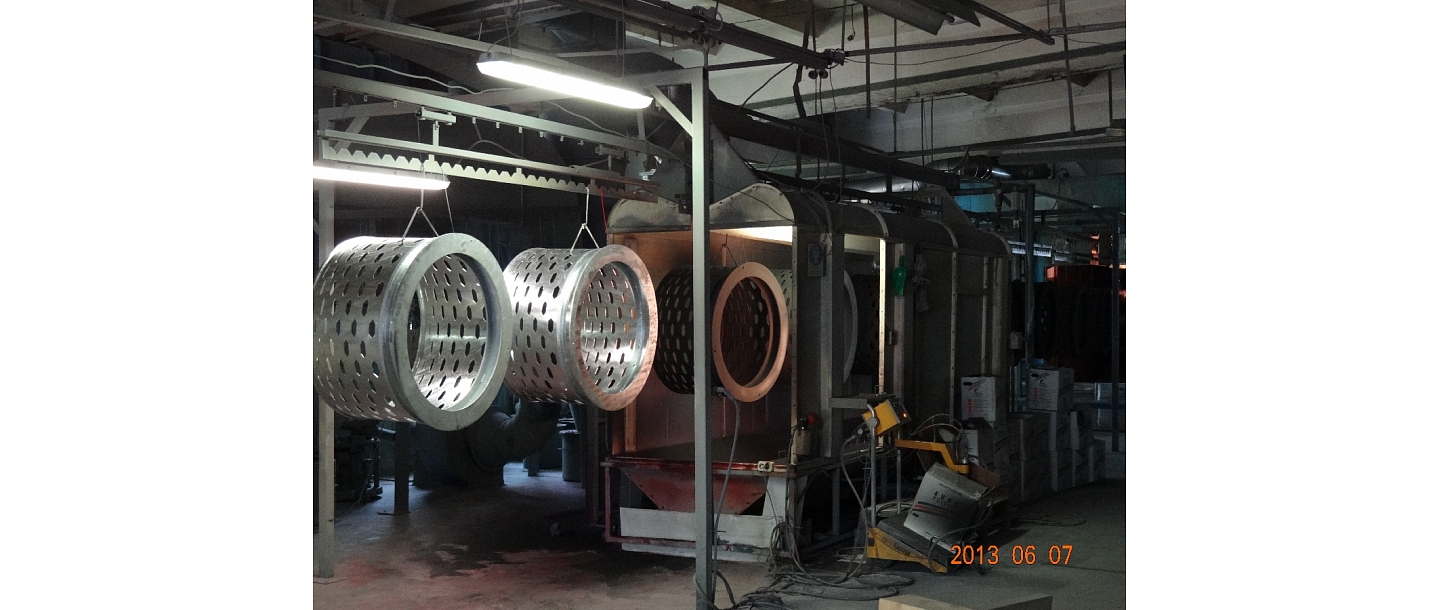 Powder painting, metal surface treatment