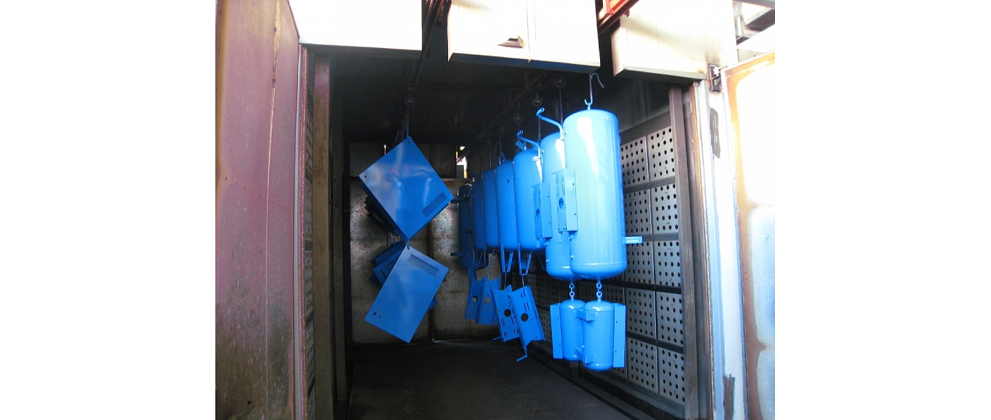 Powder painting, priming painting of non-standard parts up to 700 kg