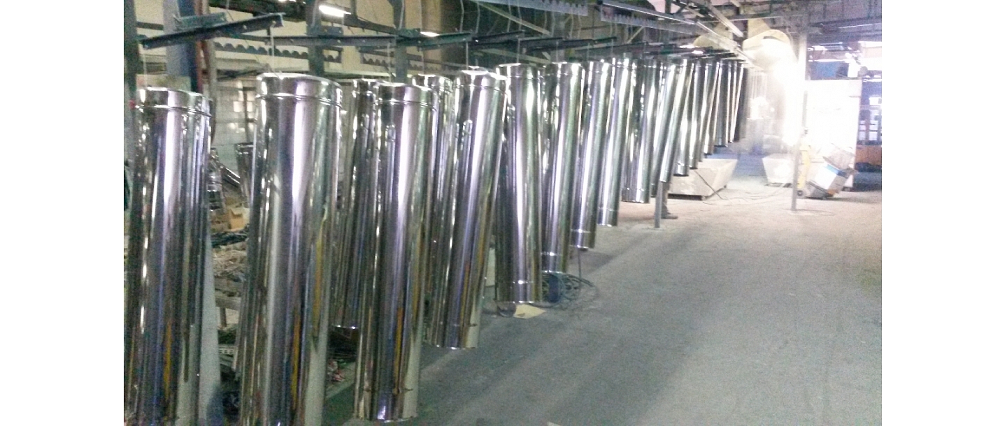Powder coating of aluminum, aluminum profiles painting, stairs, light poles, bridge, pipes, office furniture, advertising stands
