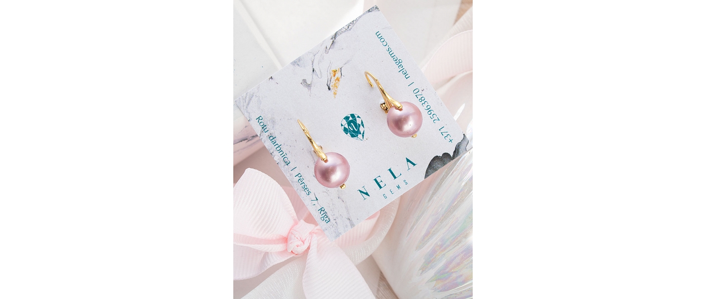 Pearl earrings