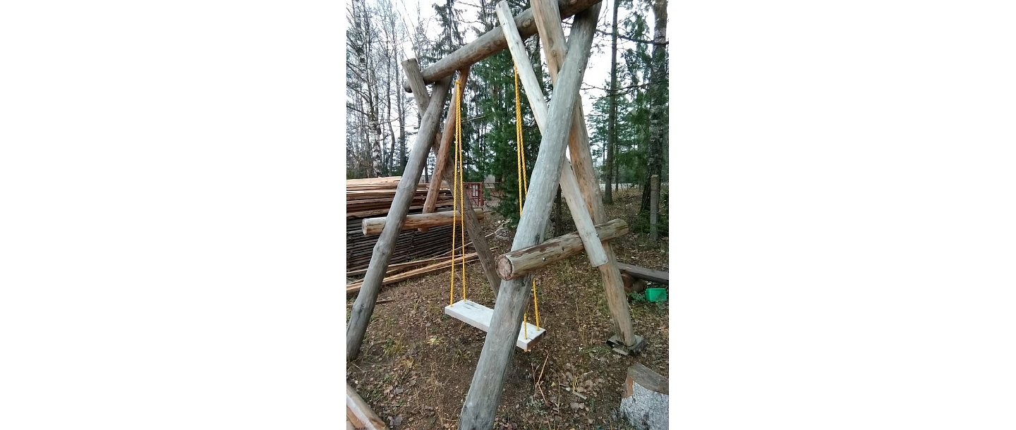 Wooden swing Jēkabpils
