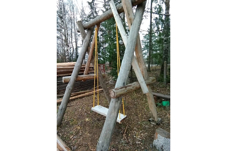 Wooden swing Jēkabpils