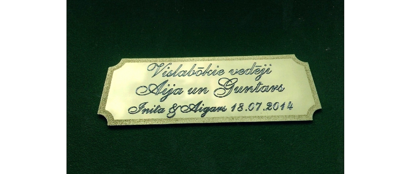 Mehāniskā gravēšana uz metāla