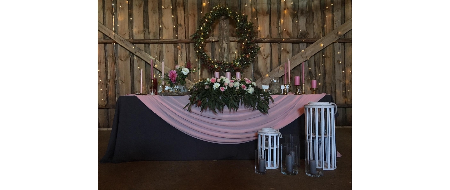 Banquets, table laying