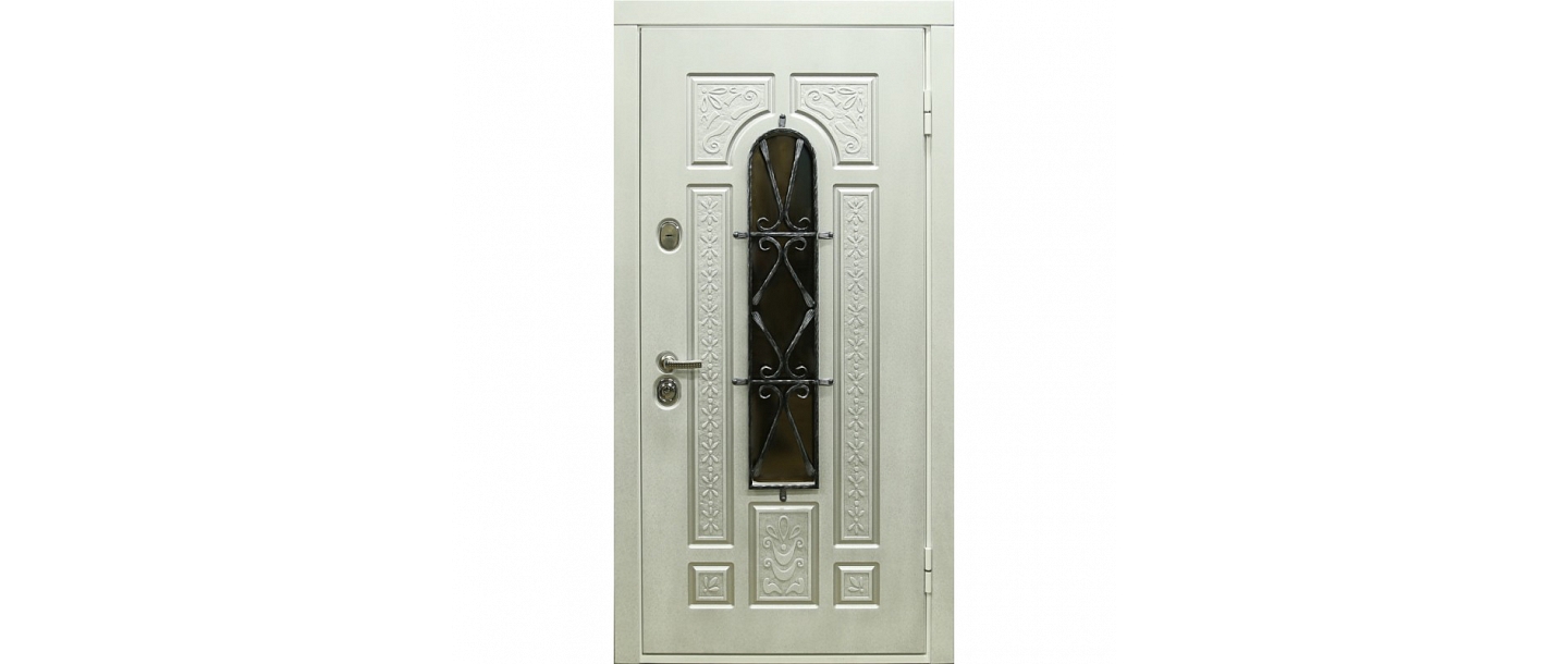 Doors with enamel coating