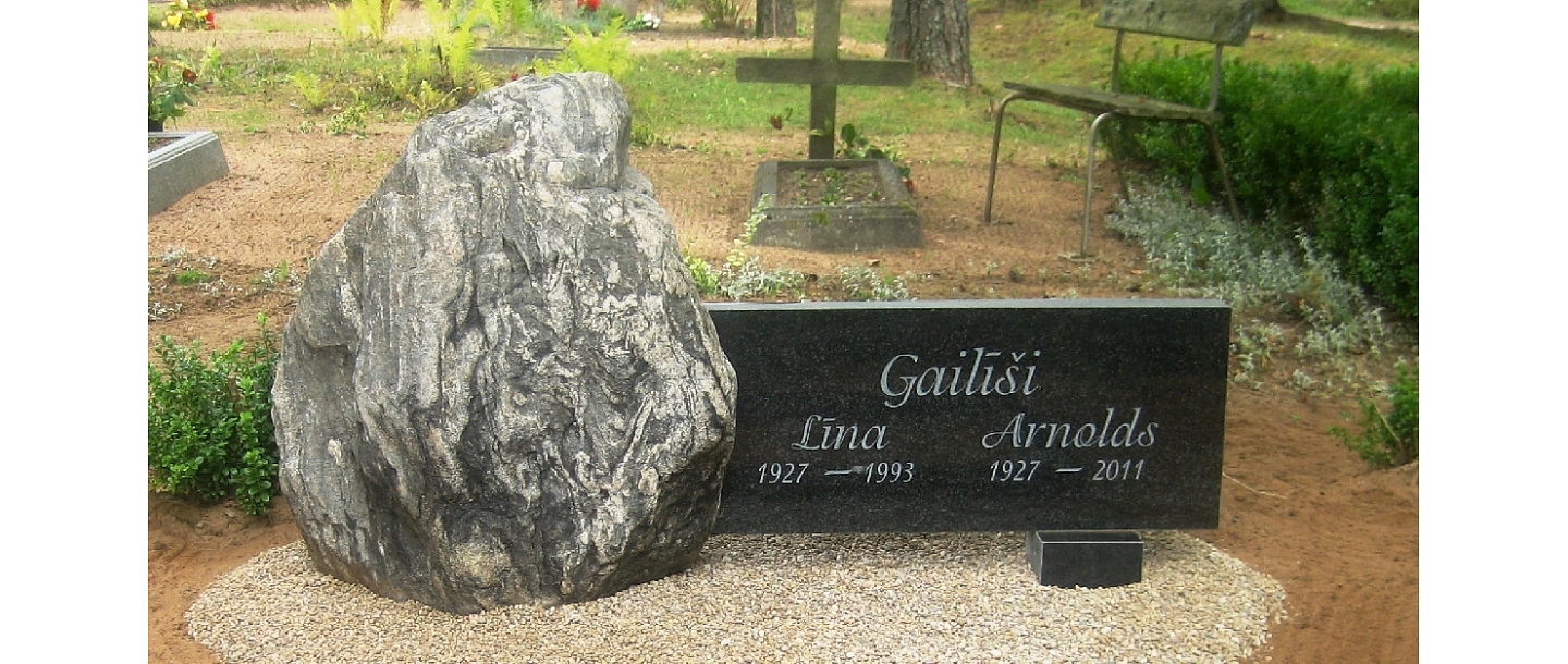 A monument with a border