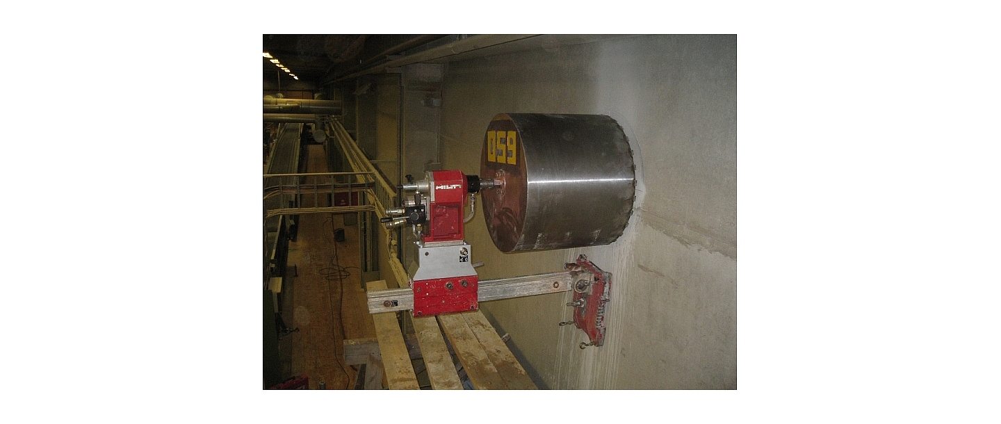Diamond sawing in reinforced concrete SEVES LTD