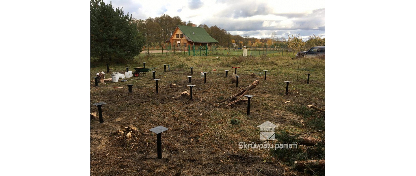 Screw pile foundations