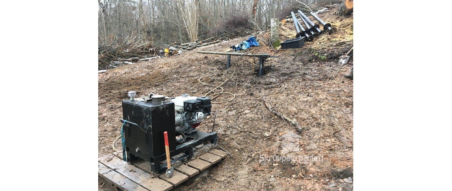 Screw pile foundations