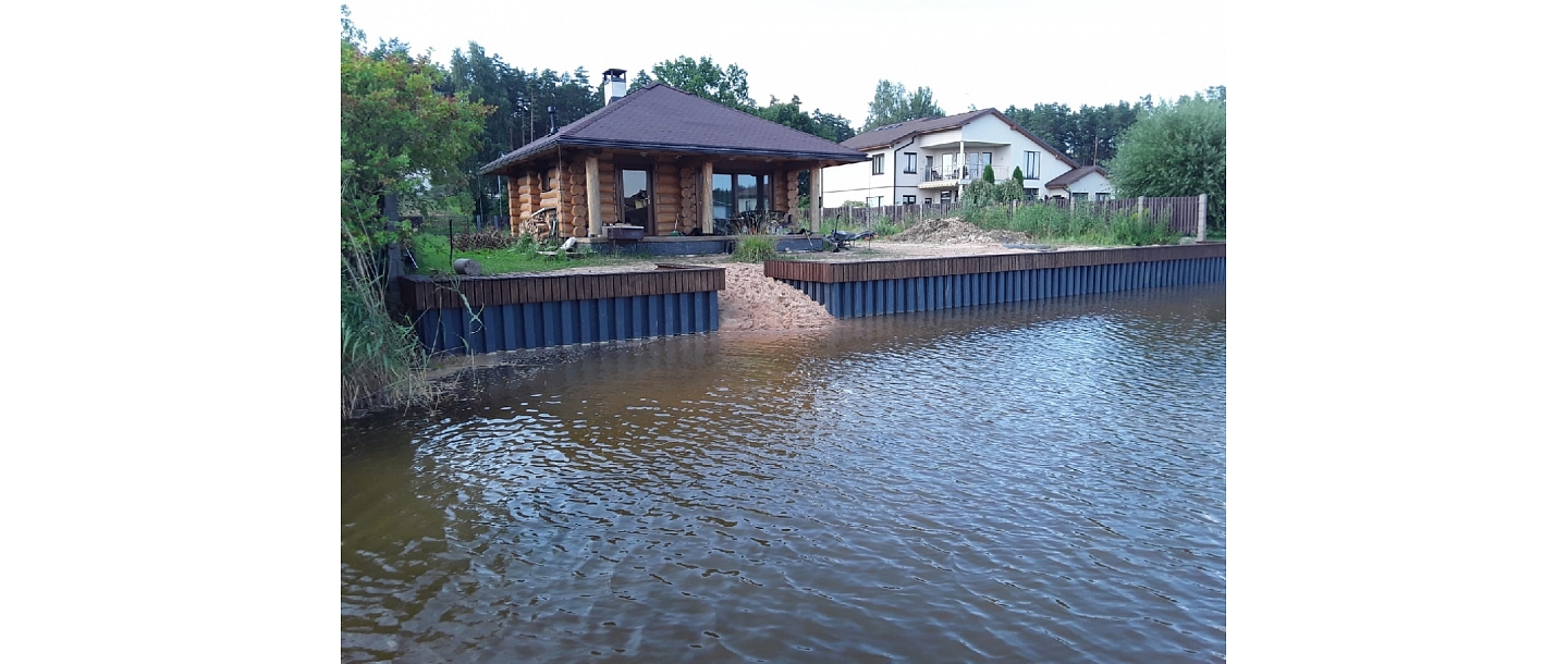 Обустройство купальных зон