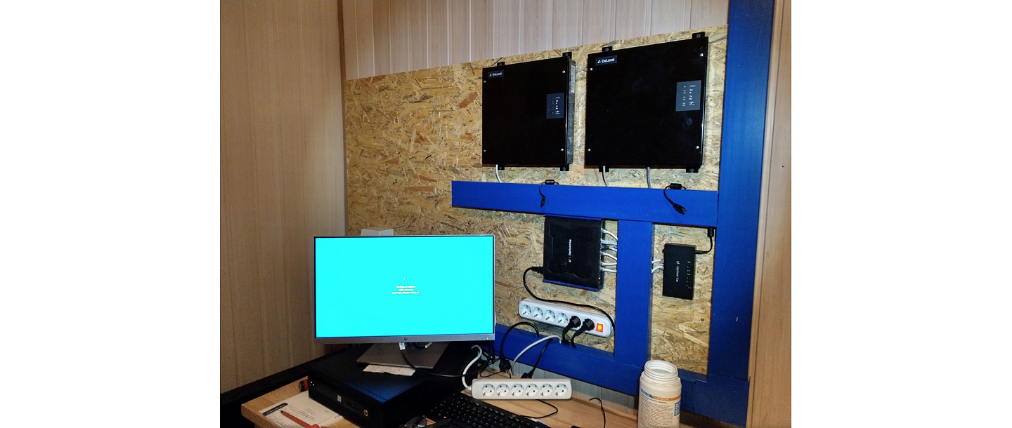 Assembly and electrical installation of Delaval cow farm equipment