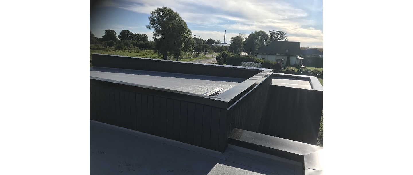 Roof works, PVC membrane