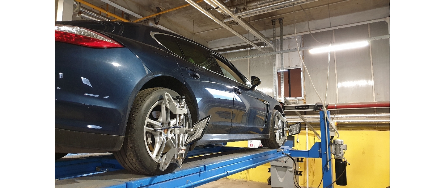 Car service car center Rencenu Plavnieki Meiranu street 6 alignment