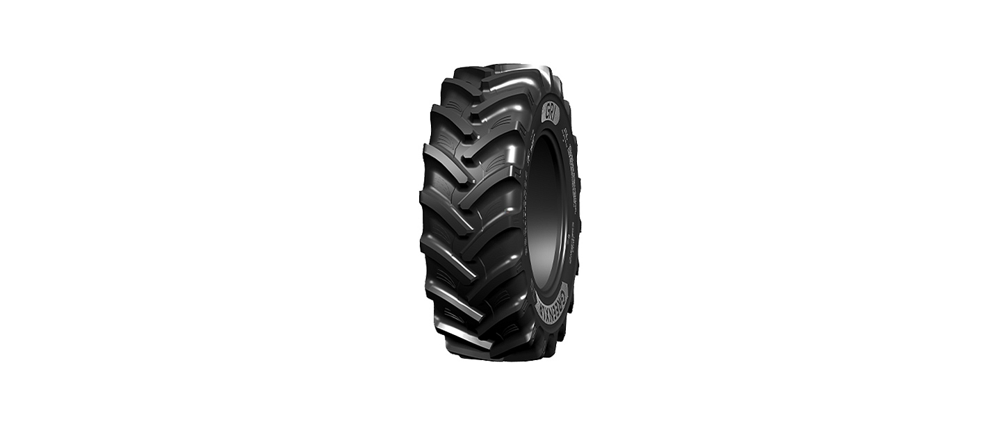 All-rubber tires for loaders