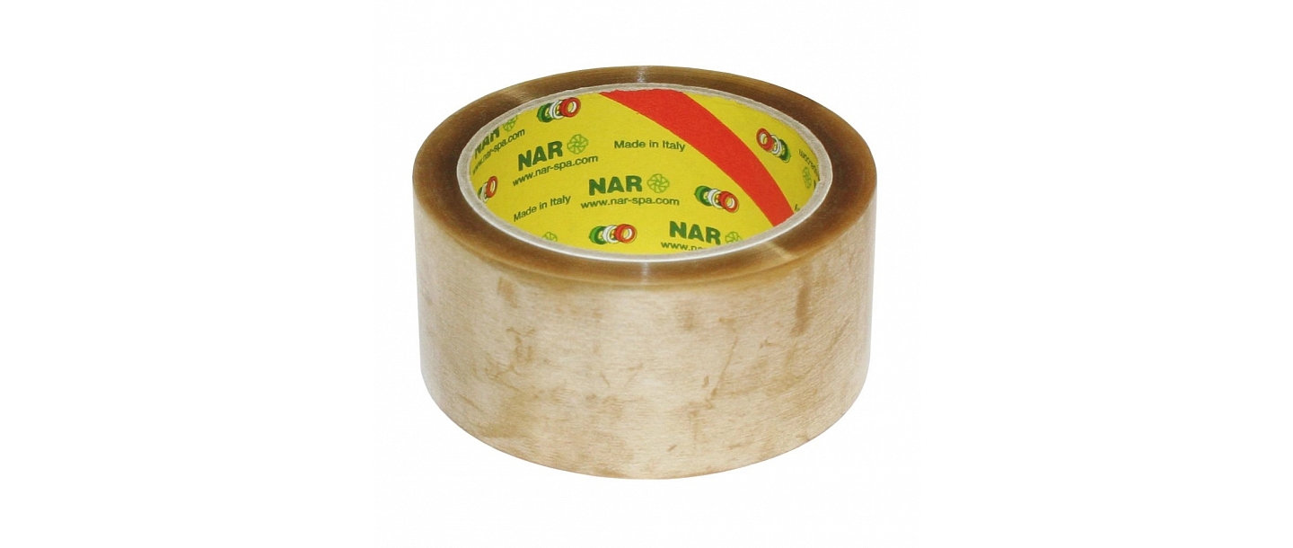 Transparent packing adhesive tape 50mm wide solvent