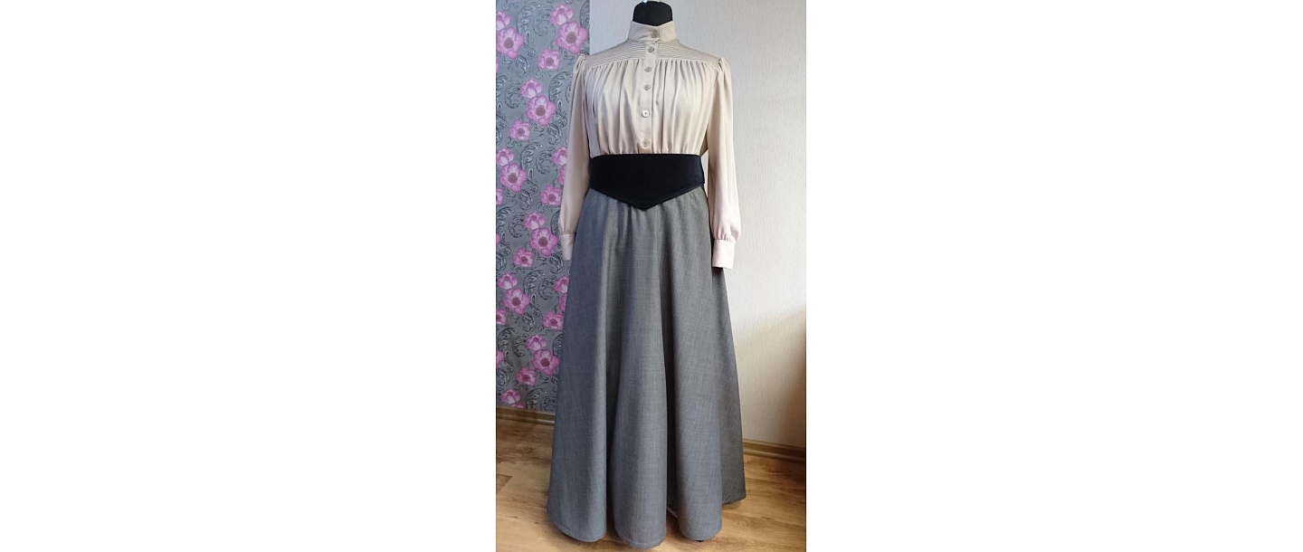 Sewing workshop. Clothing mending, sewing and modeling