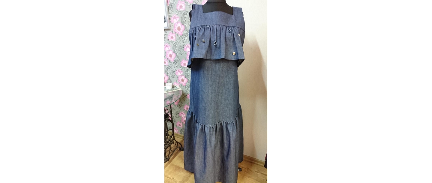 Sewing workshop. Clothing mending, sewing and modeling