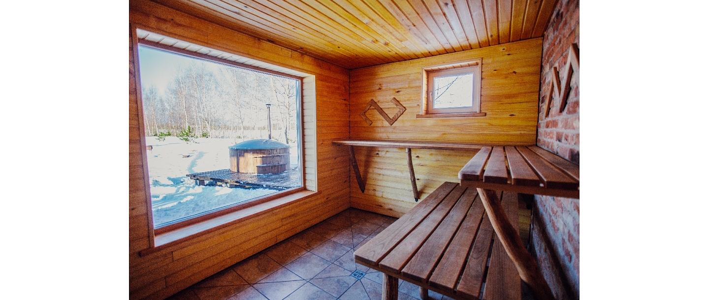 Lieliska pirts, viesu nams "Burziņi"