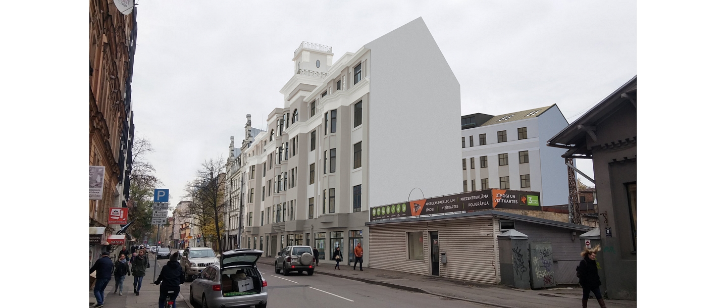RECONSTRUCTION OF TWO APARTMENT RESIDENTIAL BUILDINGS. Riga, EBUpiša street. In implementation 2015-2018