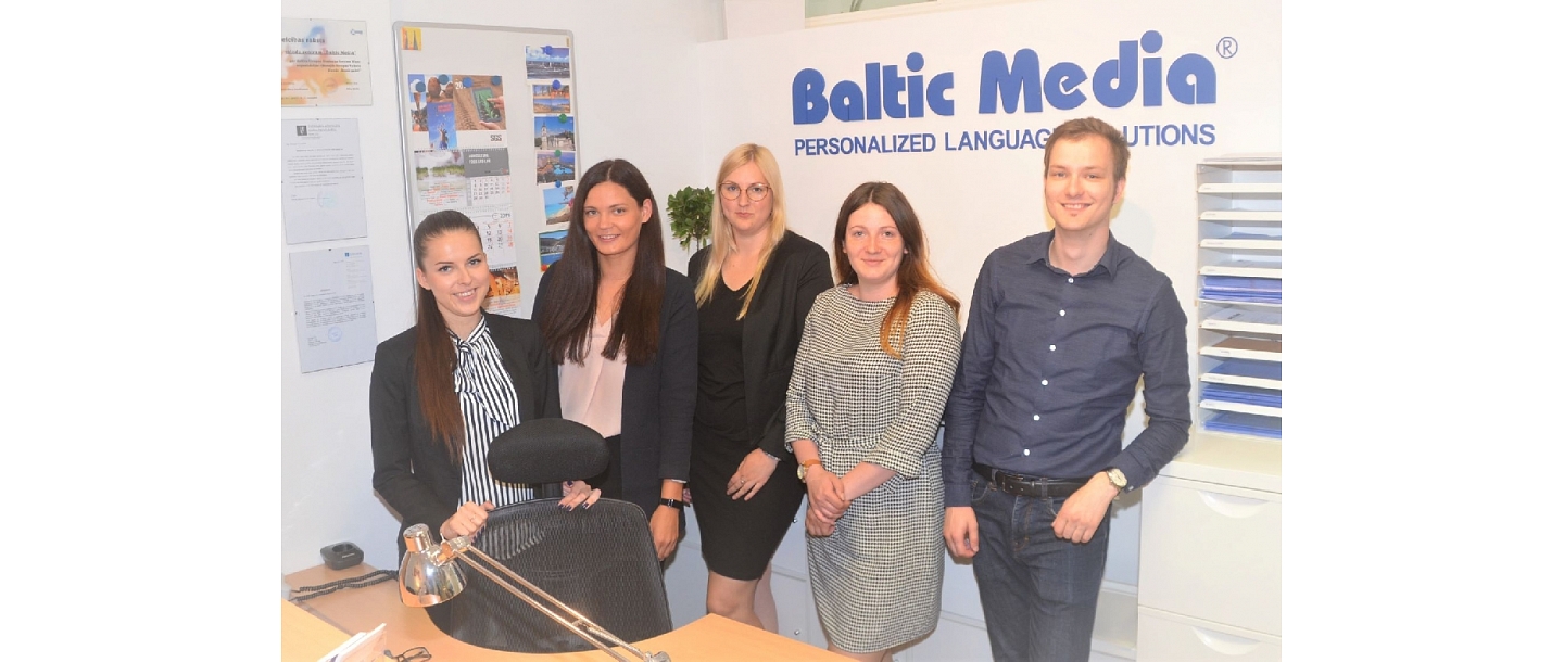 Baltic Media - ISO certified language training company with 30 years of experience