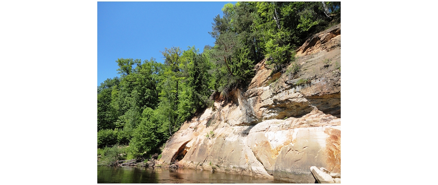 Boating on the Gauja River