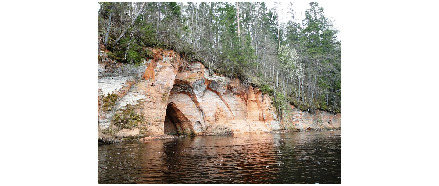Boat rental for boating on the Salaca River