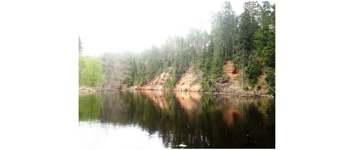 Boating on Latvian rivers