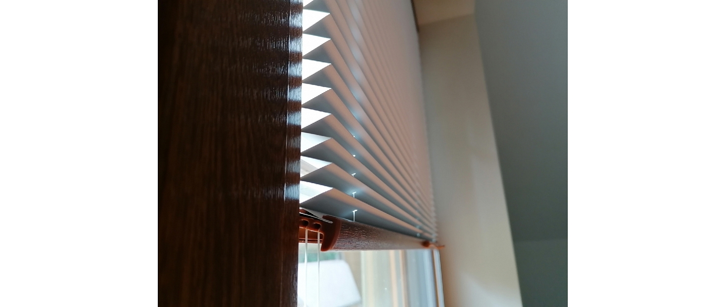 Pleated pleated blinds