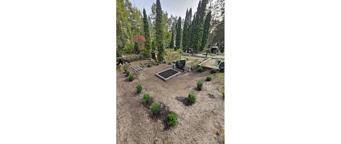 kapavietu uzkopšana