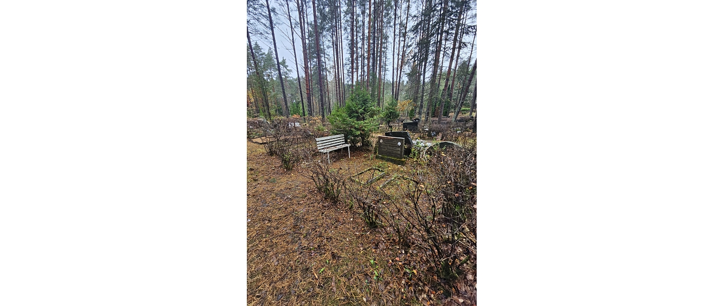 kapavietas labiekārtošana
