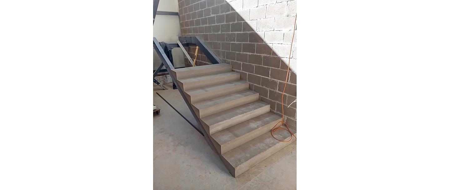 concrete steps