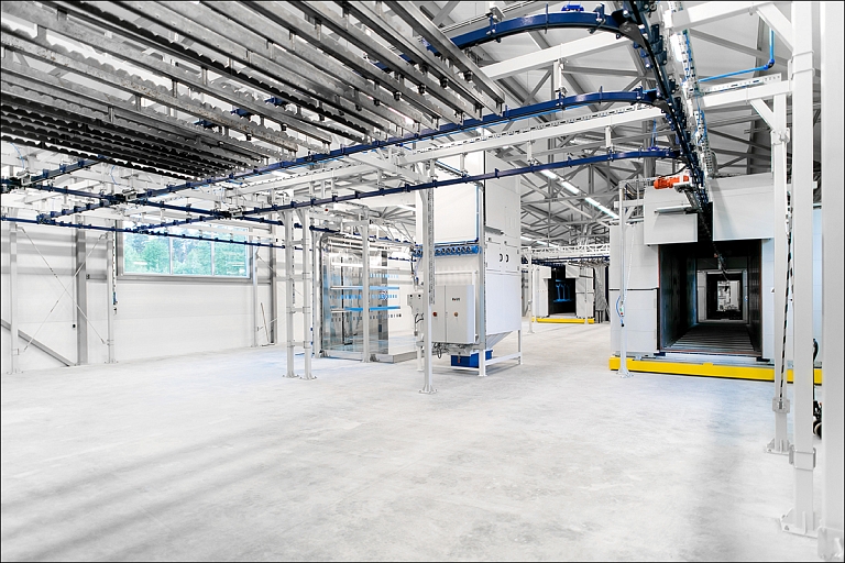 Arco Color Latvija powder coating factory