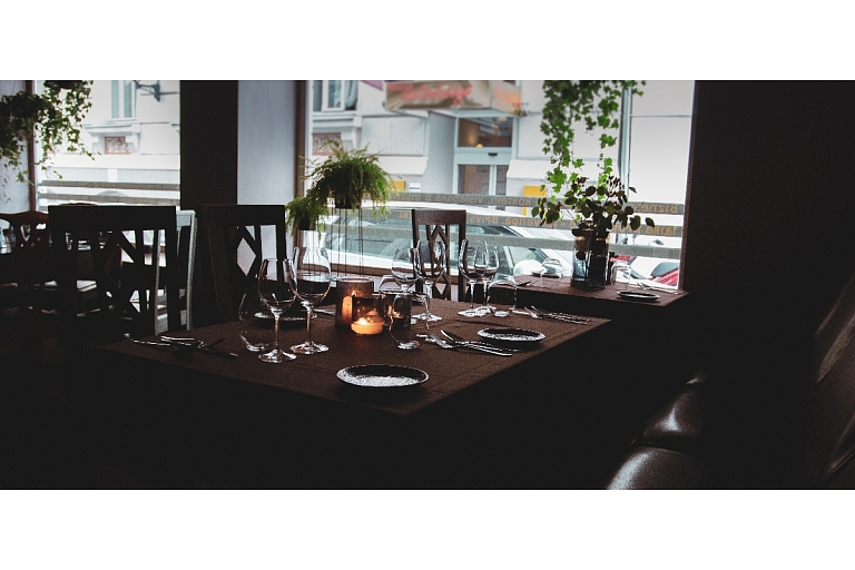 Business lunch in Old Riga