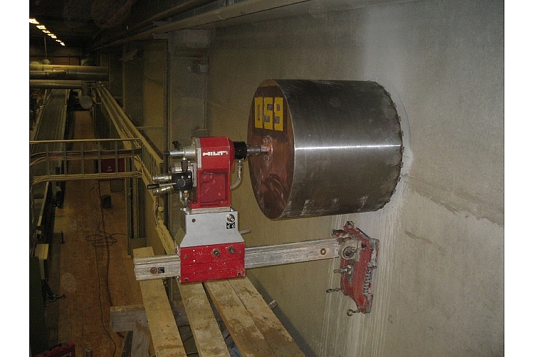Diamond sawing in reinforced concrete SEVES LTD
