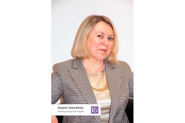 Estere Birziņa, clinical psychologist cognitively behavioral therapist
