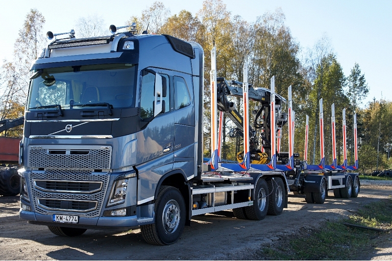 Logging company in Kurzeme