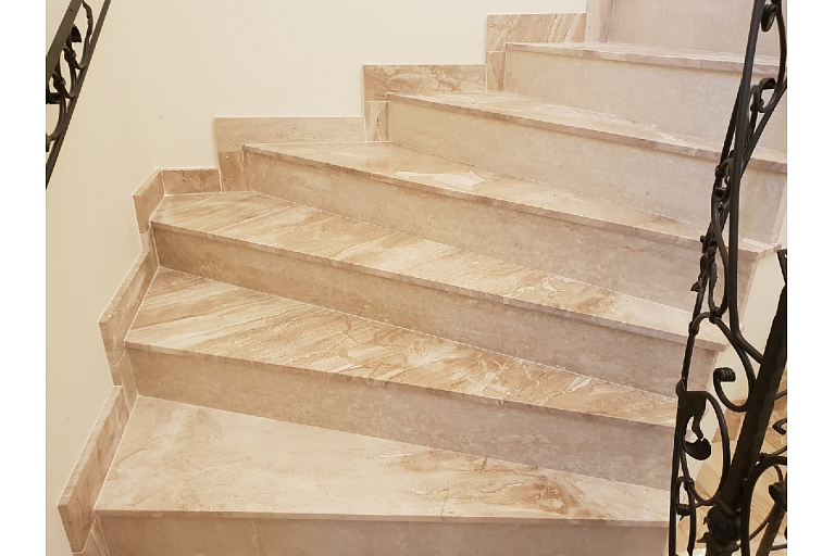 Marble steps