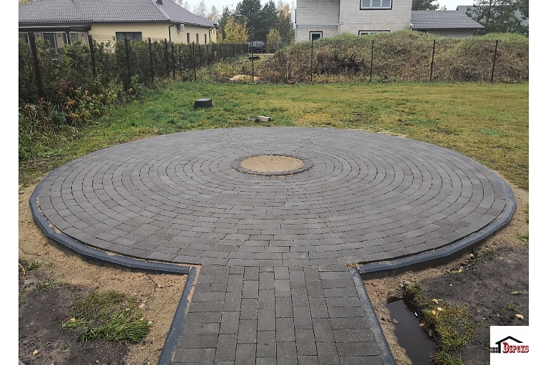Paving works