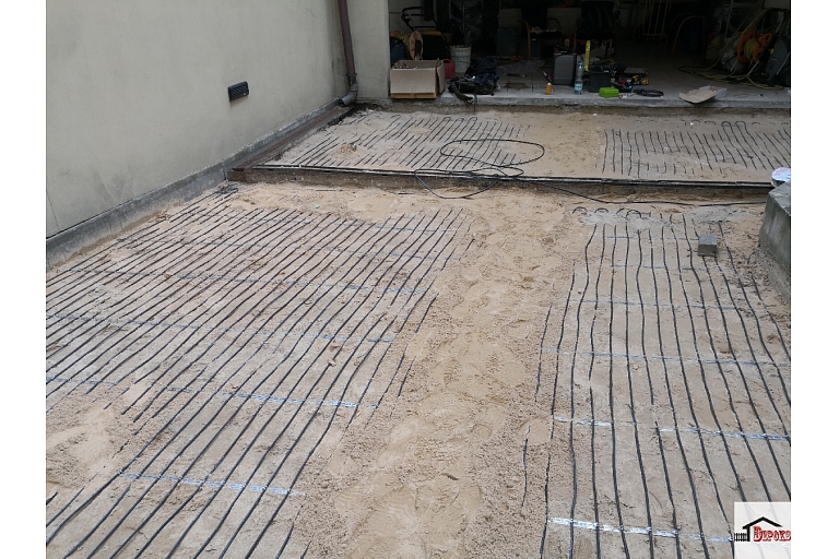 Paving works
