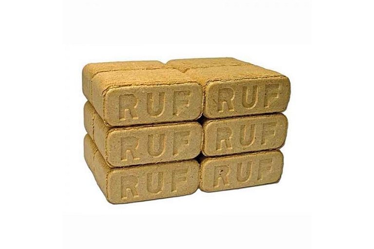 Pine briquettes